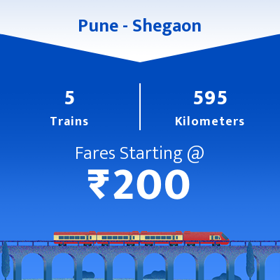 Pune To Shegaon Trains